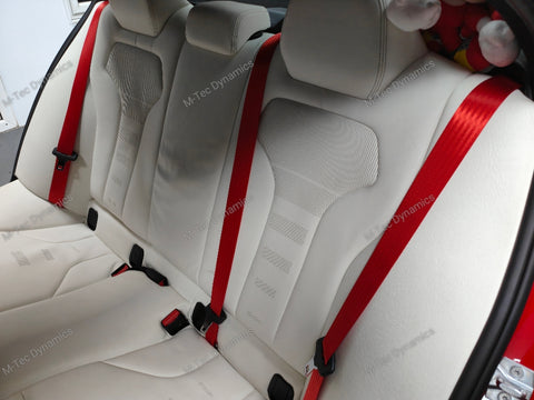 BMW 3-SERIES M3 F80 COLOURED SEAT BELTS - FITTING BASED ON EXCHANGE SERVICE