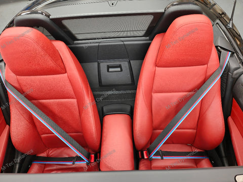 BMW E89 Z4 CONVERTIBLE SEAT BELT RE-WEBBING SERVICE - REMOVAL, RE-WEB & REFIT