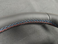 BMW G-SERIES NAPPA LEATHER TRI-STITCH STEERING WHEEL (COMPLETE) - BMW X / 5 / 6 SERIES M-SPORT AUTO G05 X5 G06 X6 G07 X7 G30 G31