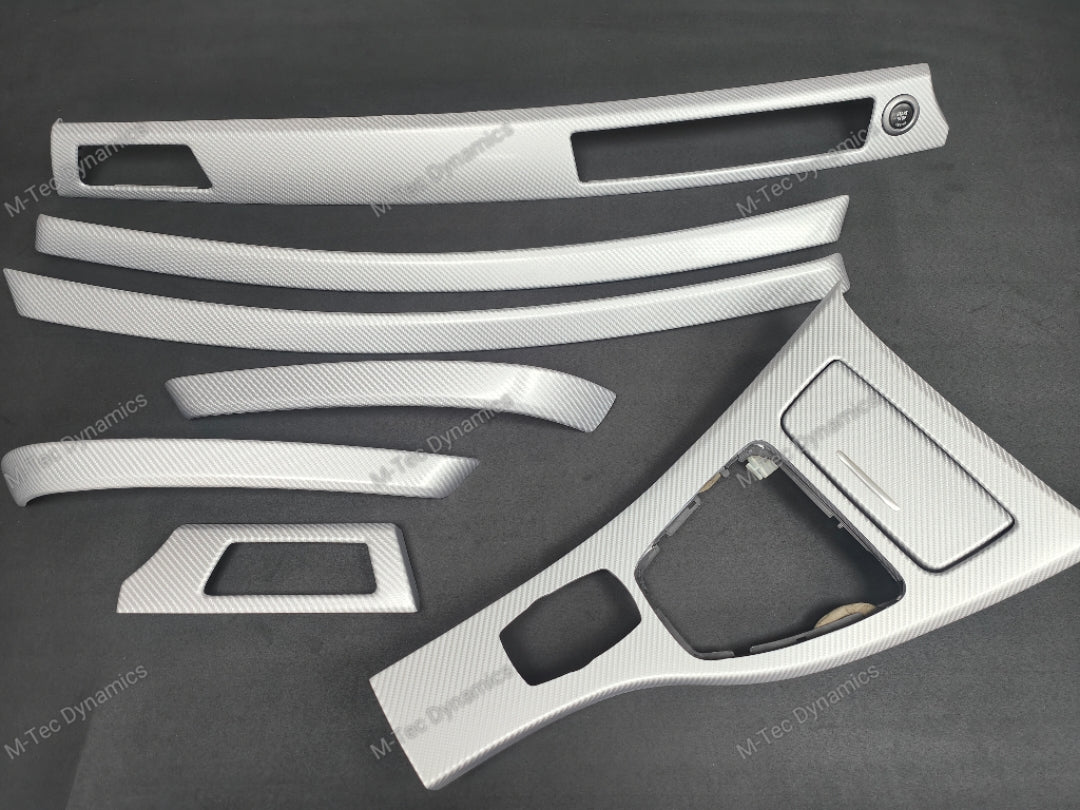 BMW E90 / E91 INTERIOR TRIM SET - 4D SILVER CARBON