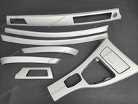 BMW E90 E91  INTERIOR TRIM SET - SILVER 4D CARBON - CIC LCI I-DRIVE