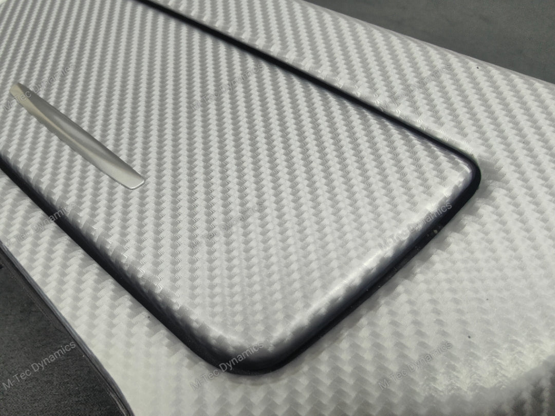 BMW E90 E91  INTERIOR TRIM SET - SILVER 4D CARBON - CIC LCI I-DRIVE
