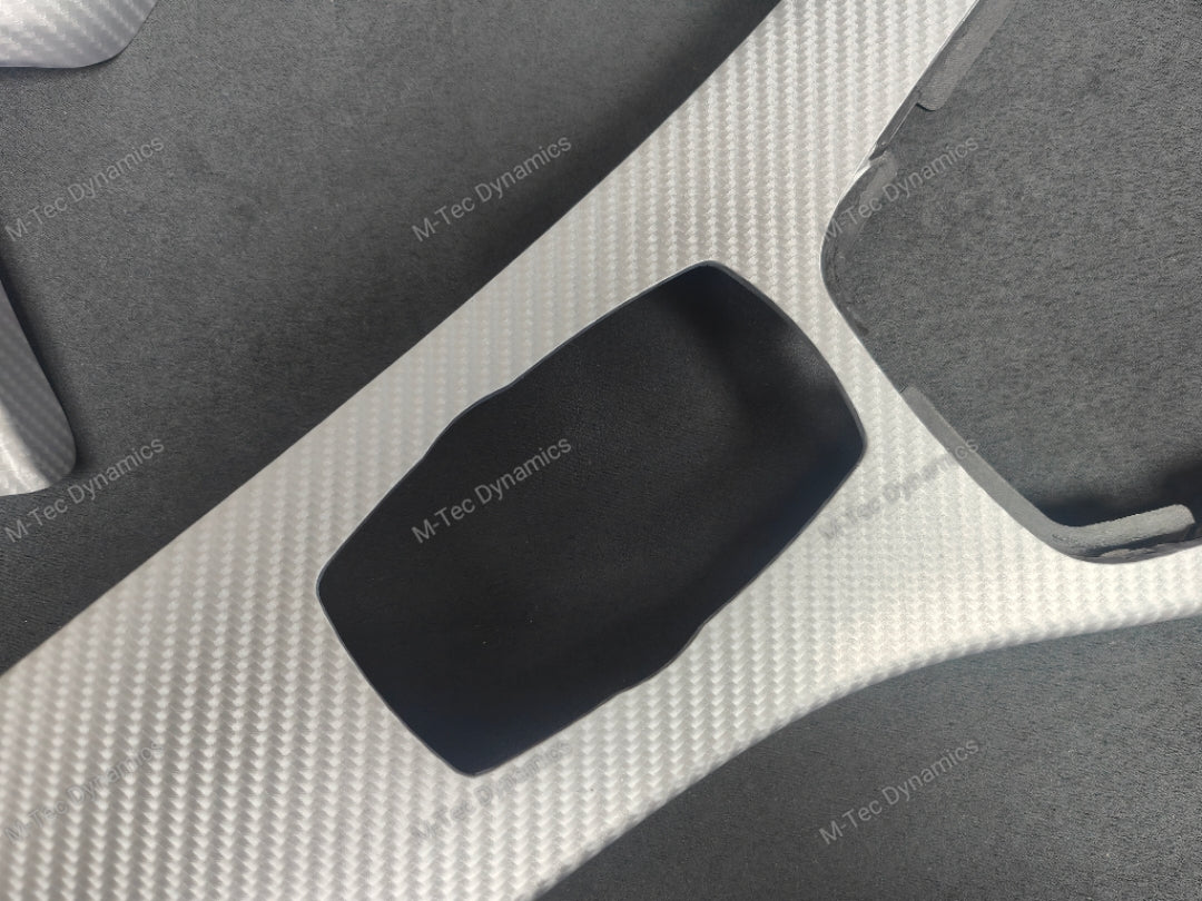 BMW E90 / E91 INTERIOR TRIM SET - 4D SILVER CARBON