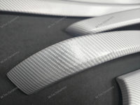 BMW E90 E91  INTERIOR TRIM SET - SILVER 4D CARBON - CIC LCI I-DRIVE