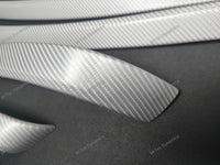 BMW E90 E91  INTERIOR TRIM SET - SILVER 4D CARBON - CIC LCI I-DRIVE