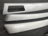 BMW E90 E91  INTERIOR TRIM SET - SILVER 4D CARBON - CIC LCI I-DRIVE