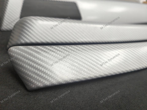 BMW E90 GLOSSY 4D SILVER CARBON INTERIOR TRIM SET