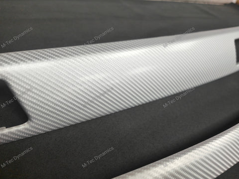BMW E90 GLOSSY 4D SILVER CARBON INTERIOR TRIM SET