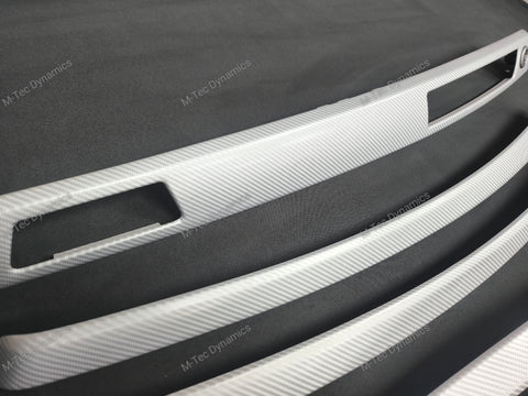 BMW E90 GLOSSY 4D SILVER CARBON INTERIOR TRIM SET