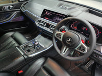BMW G-SERIES NAPPA LEATHER TRI-STITCH STEERING WHEEL (COMPLETE) - BMW X / 5 / 6 SERIES M-SPORT AUTO G05 X5 G06 X6 G07 X7 G30 G31