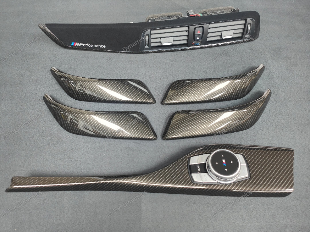 BMW F20 LCI-2 PERFORMANCE STYLE INTERIOR TRIM SET - HIGH GLOSS CARBON