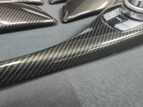 BMW F20 F21 F22 F23 LCI-2 PERFORMANCE STYLE INTERIOR TRIM SET - HIGH GLOSS CARBON - WRAPPING SERVICE
