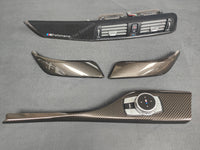 BMW F21 F22 LCI-2 PERFORMANCE STYLE INTERIOR TRIM SET - HIGH GLOSS CARBON
