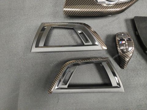 BMW F20 F21 F22 F23 LCI-2 PERFORMANCE STYLE INTERIOR TRIM SET - HIGH GLOSS CARBON - WRAPPING SERVICE