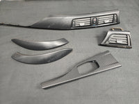 BMW F32 COUPE INTERIOR TRIM SET - 3D CARBON / BLACK ACCENT