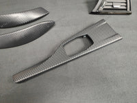 BMW F32 COUPE INTERIOR TRIM SET - 3D CARBON / BLACK ACCENT