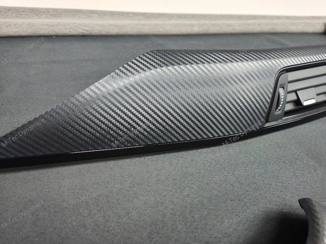 BMW F32 COUPE INTERIOR TRIM SET - 3D CARBON / BLACK ACCENT