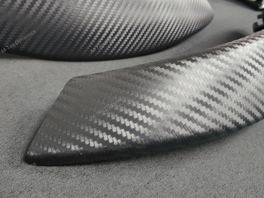 BMW F32 COUPE INTERIOR TRIM SET - 3D CARBON / BLACK ACCENT