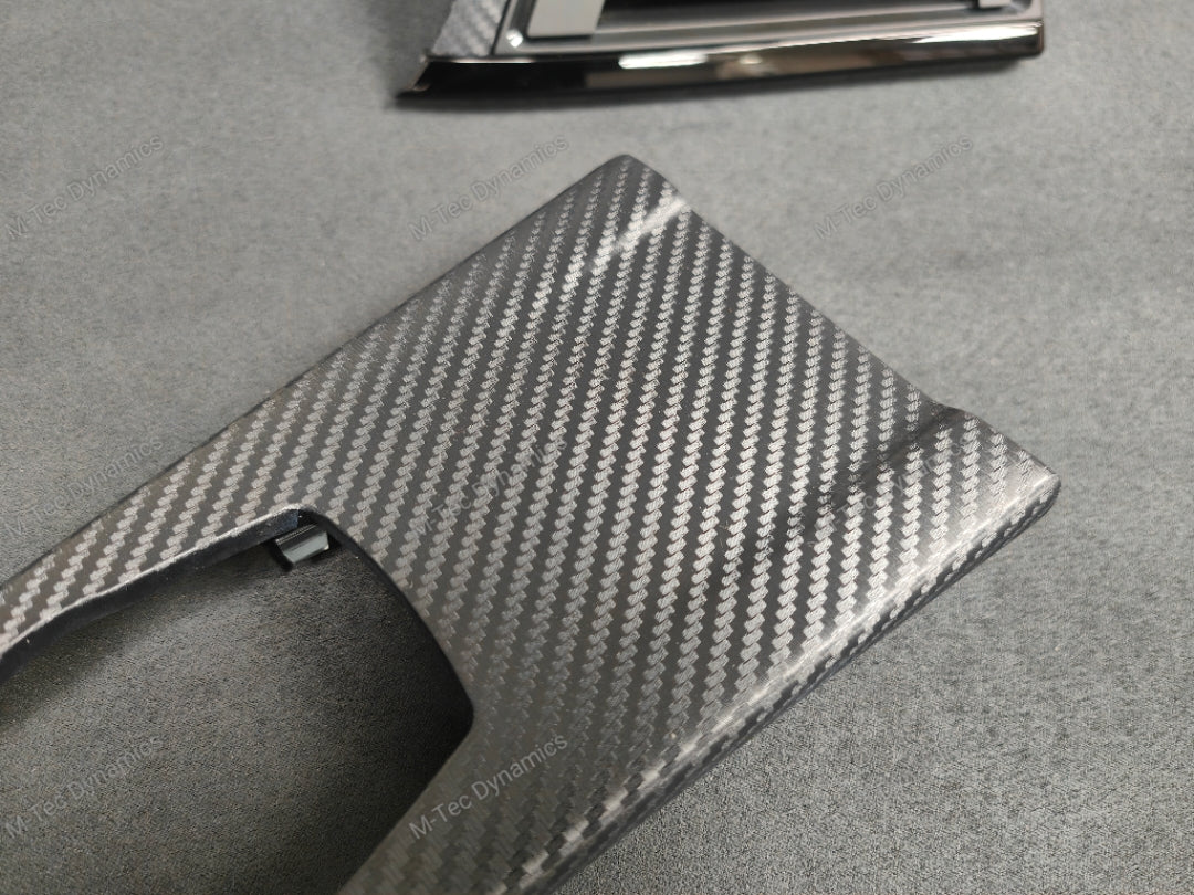 BMW F32 COUPE INTERIOR TRIM SET - 3D CARBON / BLACK ACCENT