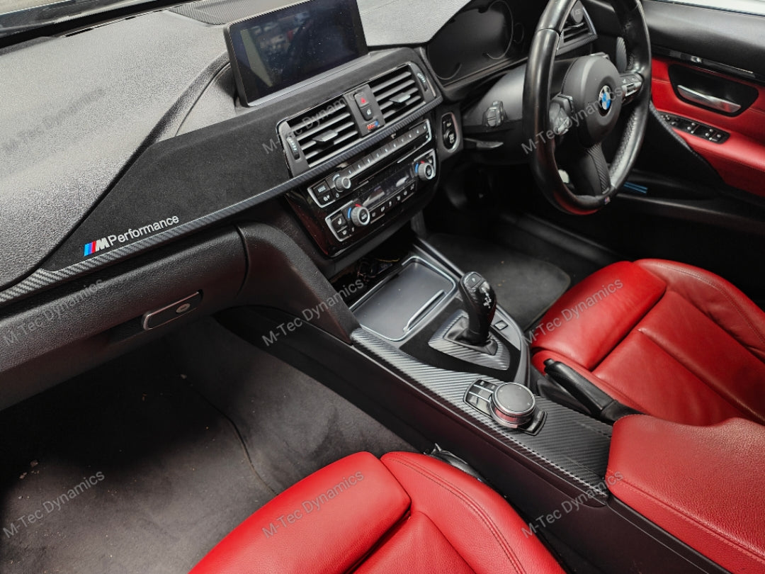 WRAPPING SERVICE - BMW F3X INTERIOR TRIM SET - PERFORMANCE STYLE / 3D MATT CARBON (F30 F31 F32 F33 F36)