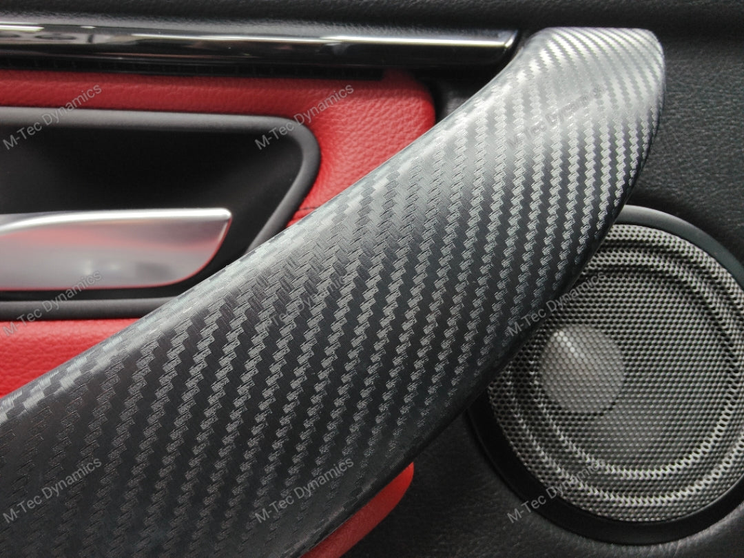 WRAPPING SERVICE - BMW F3X INTERIOR TRIM SET - PERFORMANCE STYLE / 3D MATT CARBON (F30 F31 F32 F33 F36)