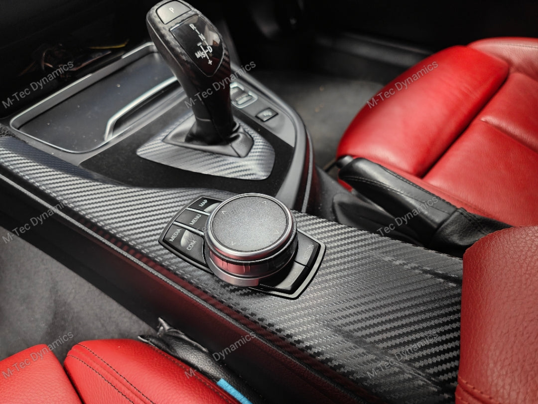 WRAPPING SERVICE - BMW F3X INTERIOR TRIM SET - PERFORMANCE STYLE / 3D MATT CARBON (F30 F31 F32 F33 F36)