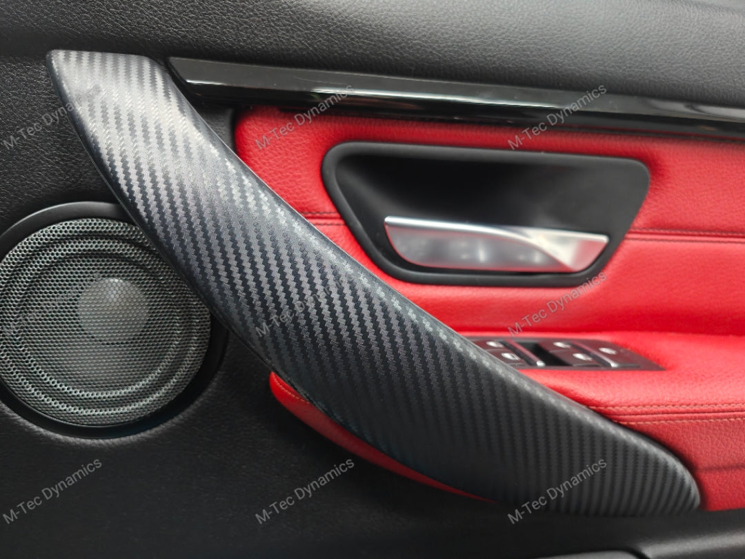 WRAPPING SERVICE - BMW F3X INTERIOR TRIM SET - PERFORMANCE STYLE / 3D MATT CARBON (F30 F31 F32 F33 F36)