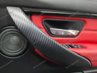 WRAPPING SERVICE - BMW F3X INTERIOR TRIM SET - PERFORMANCE STYLE / 3D MATT CARBON (F30 F31 F32 F33 F36)