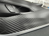 BMW X6 F16 INTERIOR TRIM SET - DEEP TEXTURED GLOSSY BLACK CARBON (MTD-TEX)