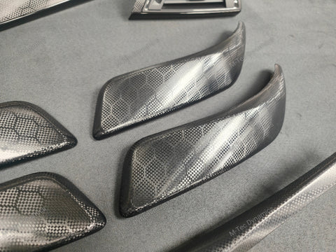 WRAPPING SERVICE - BMW F2X INTERIOR TRIM SET - HEXAGONAL CARBON F20 F21 F22 F23