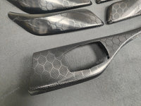 BMW F20 INTERIOR TRIM SET - HEXAGONAL CARBON / GLOSS BLACK ACCENT