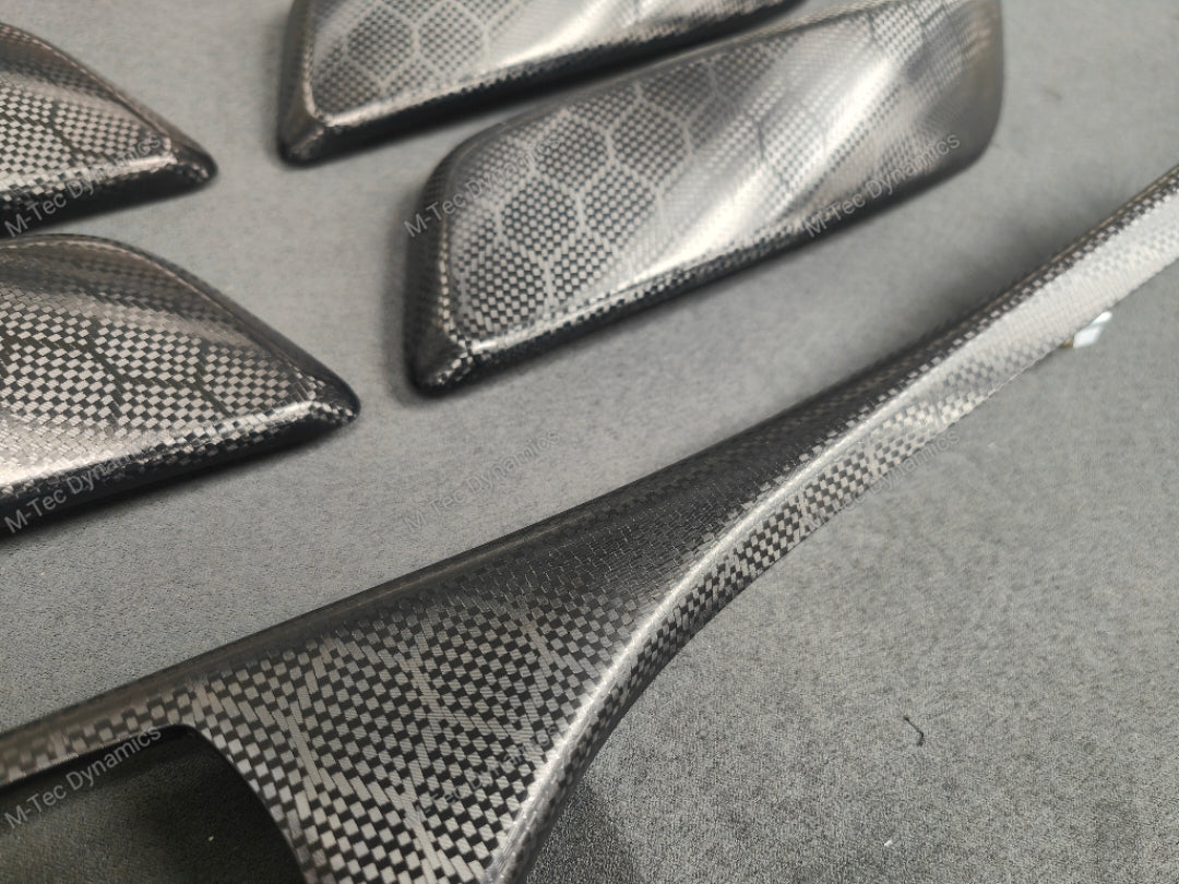 WRAPPING SERVICE - BMW F2X INTERIOR TRIM SET - HEXAGONAL CARBON F20 F21 F22 F23