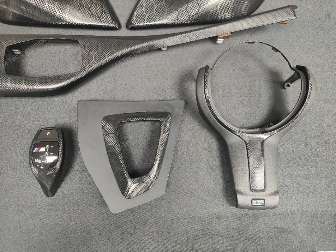 WRAPPING SERVICE - BMW F2X INTERIOR TRIM SET - HEXAGONAL CARBON F20 F21 F22 F23