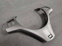 BMW E9X M3 STEERING FASCIA TRIM - BLACK 3D CARBON  (E90, E91, E92, E93)