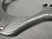 BMW E9X M3 STEERING FASCIA TRIM - BLACK 3D CARBON  (E90, E91, E92, E93)