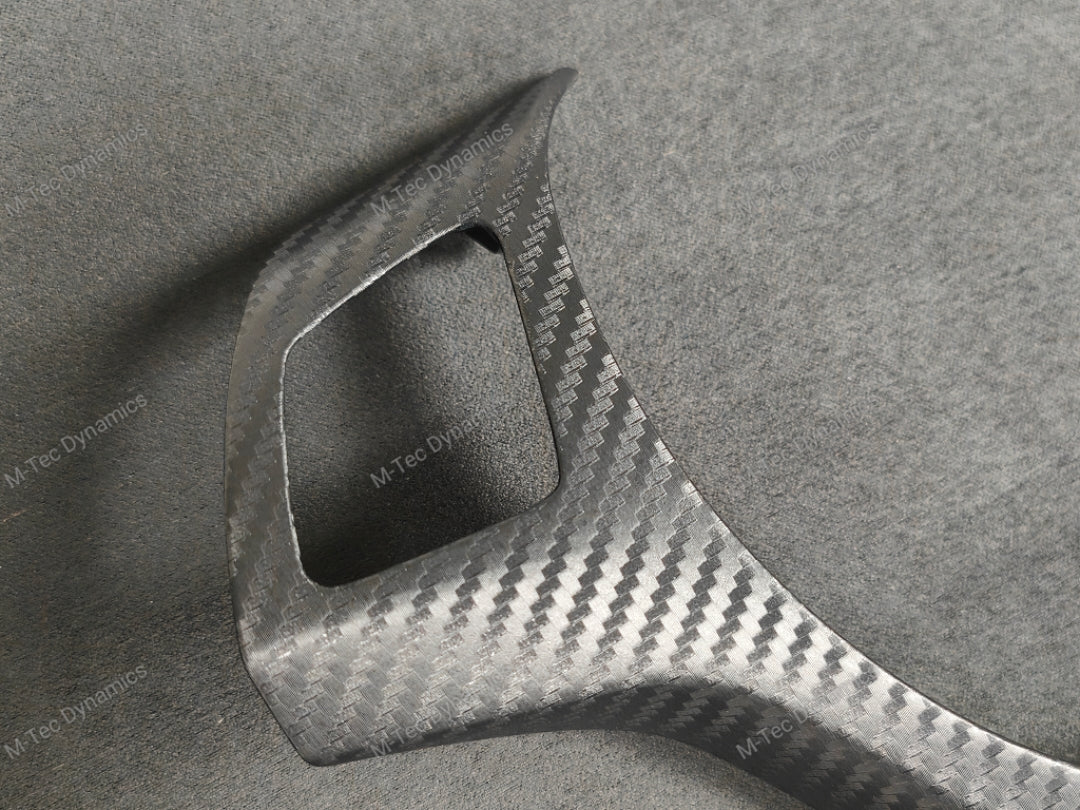 BMW E9X M3 STEERING FASCIA TRIM - BLACK 3D CARBON  (E90, E91, E92, E93)