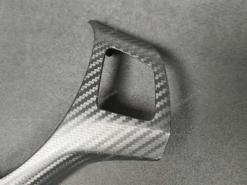 BMW E9X M3 STEERING FASCIA TRIM - BLACK 3D CARBON  (E90, E91, E92, E93)