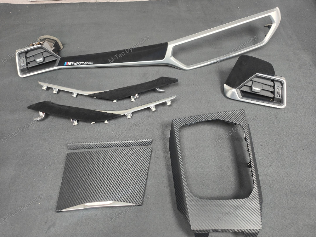 BMW G22 / G26 GC INTERIOR TRIM SET - PERFORMANCE 3D CARBON / ALCANTARA