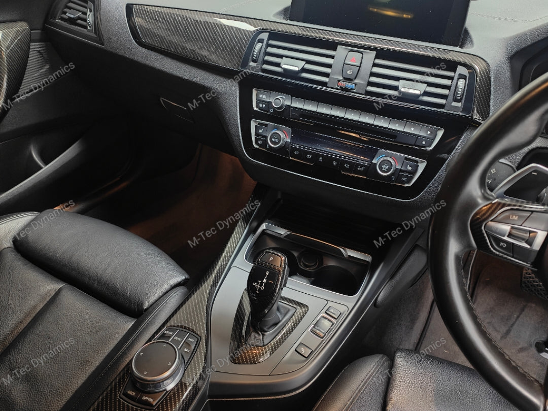 WRAPPING SERVICE - BMW F20 F21 F22 F23 LCI-2 INTERIOR TRIM SET - HIGH GLOSS CARBON