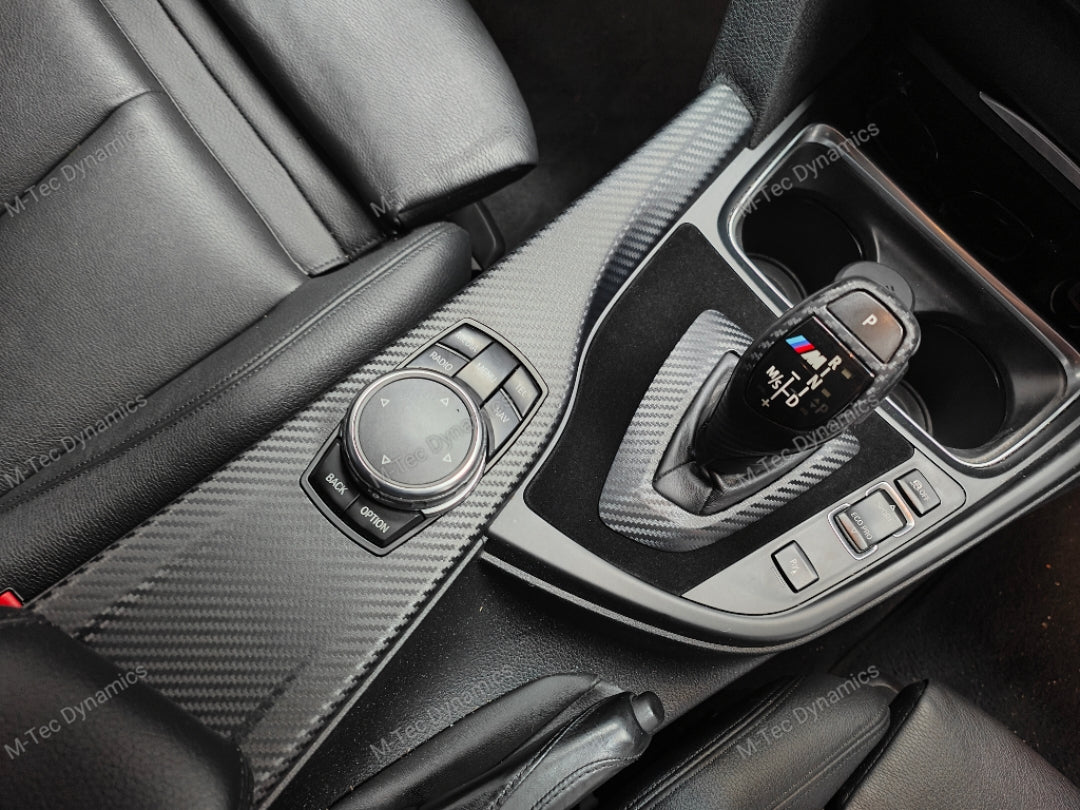 WRAPPING SERVICE - BMW F3X INTERIOR TRIM SET - PERFORMANCE STYLE / 3D MATT CARBON (F30 F31 F32 F33 F36)