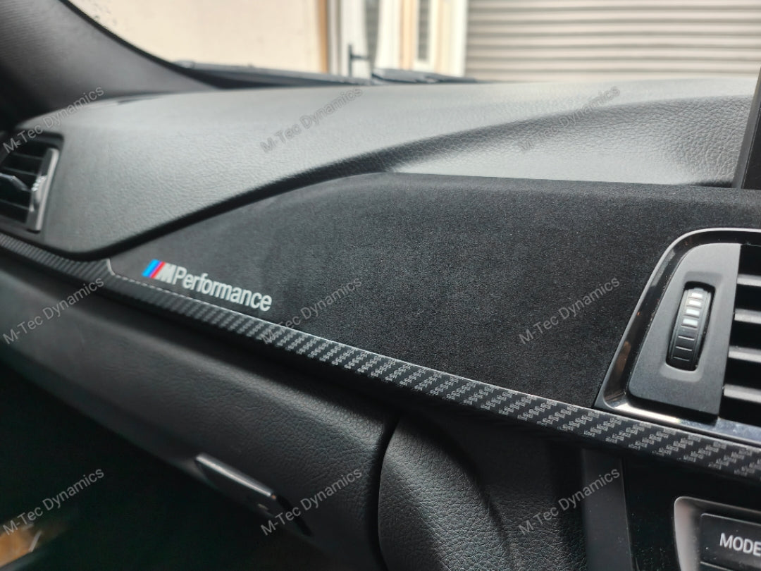 WRAPPING SERVICE - BMW F3X INTERIOR TRIM SET - PERFORMANCE STYLE / 3D MATT CARBON (F30 F31 F32 F33 F36)