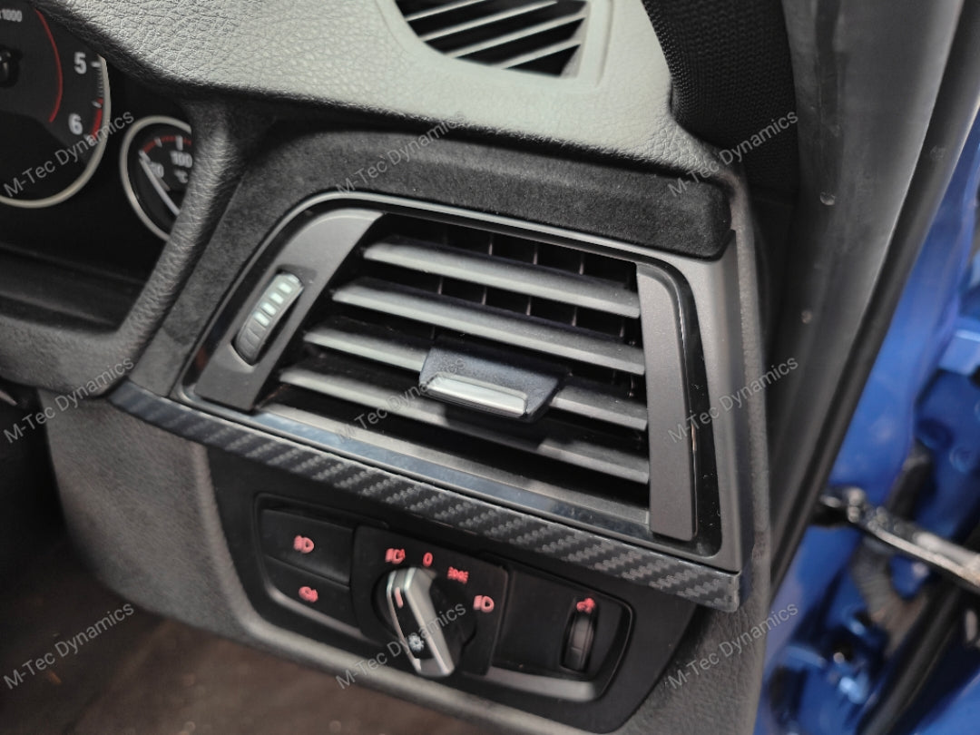 WRAPPING SERVICE - BMW F3X INTERIOR TRIM SET - PERFORMANCE STYLE / 3D MATT CARBON (F30 F31 F32 F33 F36)