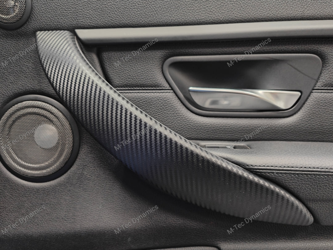 WRAPPING SERVICE - BMW F3X INTERIOR TRIM SET - PERFORMANCE STYLE / 3D MATT CARBON (F30 F31 F32 F33 F36)