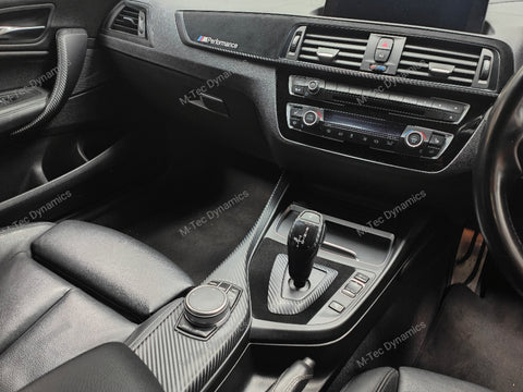 BMW F20 F21 F22 F23 LCI-2 PERFORMANCE STYLE INTERIOR TRIM SET - 3D CARBON - WRAPPING SERVICE