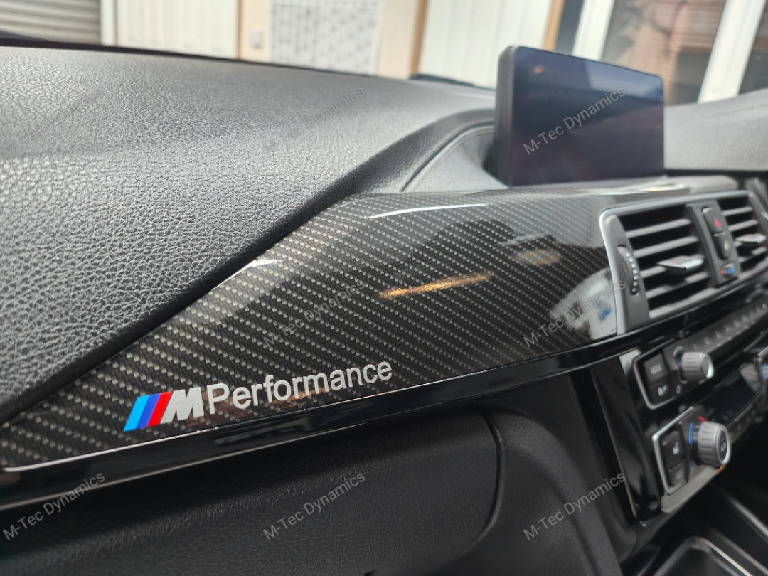 WRAPPING SERVICE - BMW F8X M3 / M4 INTERIOR TRIM SET - HIGH GLOSS CARBON - F80 F82