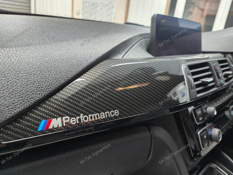 WRAPPING SERVICE - BMW M3 / M4 INTERIOR TRIM SET - HIGH GLOSS CARBON (MTD-HG) - F80 F82