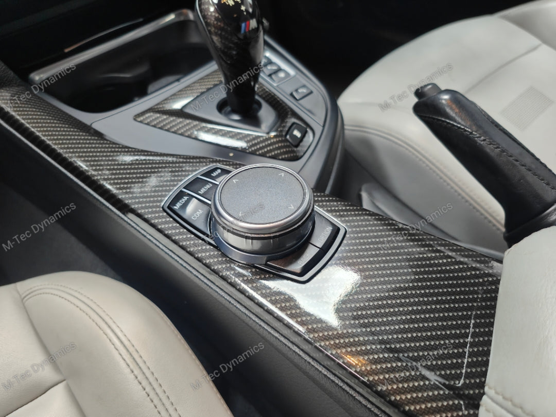 WRAPPING SERVICE - BMW F8X M3 / M4 INTERIOR TRIM SET - HIGH GLOSS CARBON - F80 F82