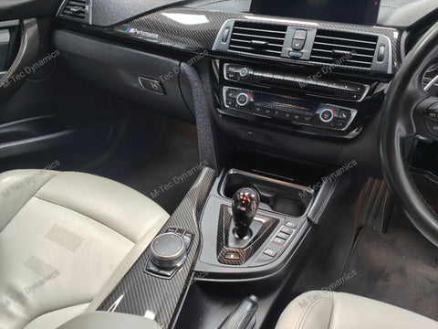 WRAPPING SERVICE - BMW M3 / M4 INTERIOR TRIM SET - HIGH GLOSS CARBON (MTD-HG) - F80 F82