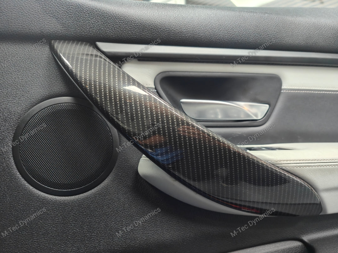 WRAPPING SERVICE - BMW F8X M3 / M4 INTERIOR TRIM SET - HIGH GLOSS CARBON - F80 F82