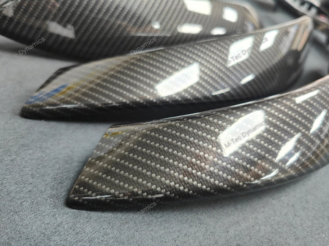 WRAPPING SERVICE - BMW M3 / M4 INTERIOR TRIM SET - HIGH GLOSS CARBON (MTD-HG) - F80 F82